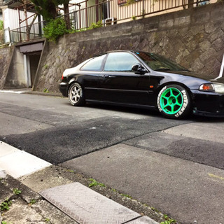 値下シビッククーペ B18C 左ハン サンルーフの画像