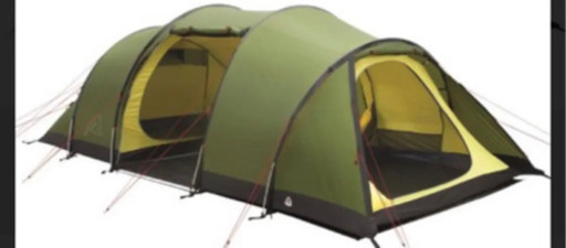 今月限定！ROBENS トンネル型2ルームテント　キャンプ　グリーンキャッスル