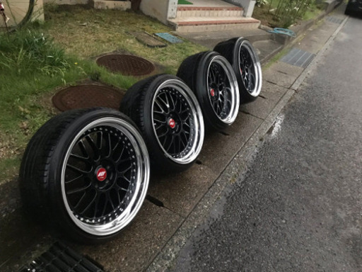 work19inchサイズF9.5J R10.5J PCD114.3引き取り優先します安く値下げします