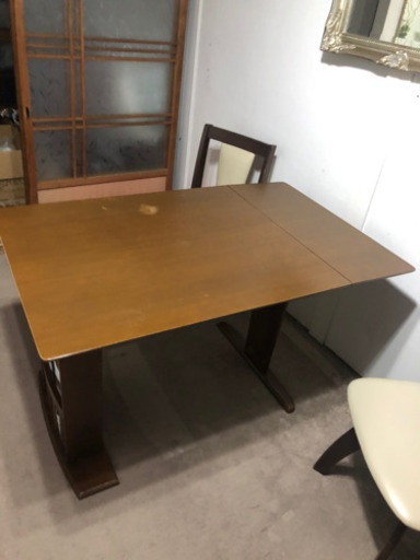 ニトリダイニングテーブルセット　折りたたみ　値下げ