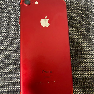 iPhone7 128ギガ レッド 中古 本体のみ