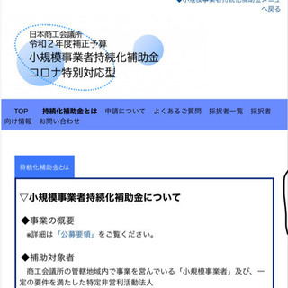 持続化補助金 コロナ特別枠の資料代行致します。
