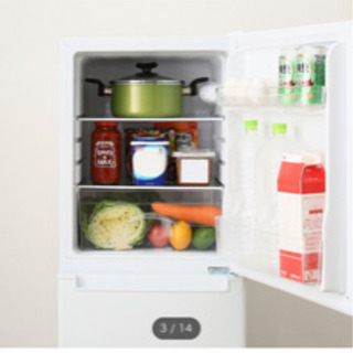 新品 ニトリ 冷蔵庫 １０６リットルの画像