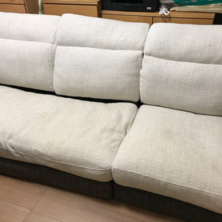 ★無料★【差し上げます】 3人掛け ローソファ 215cm