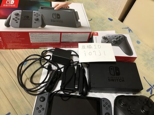 Nintendo Switch (グレーJoy‐Con)+純正プロコン+おまけ