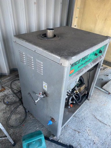 温水洗車機　不具合なし！