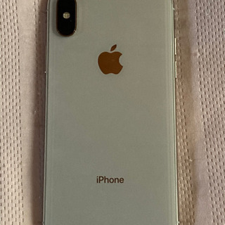 iPhoneX SIMフリー 64GB シルバー 中古品 超美品 目立ったキズ殆ど無しの画像