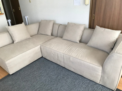 ソファ　コーナーソファ　カウチソファ【美品】