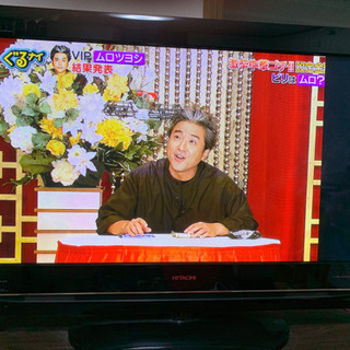 42型HITACHIプラズマTVの画像