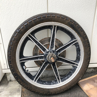 引き取り限定 xs650 フロントホイール キャストホイール パーツの画像