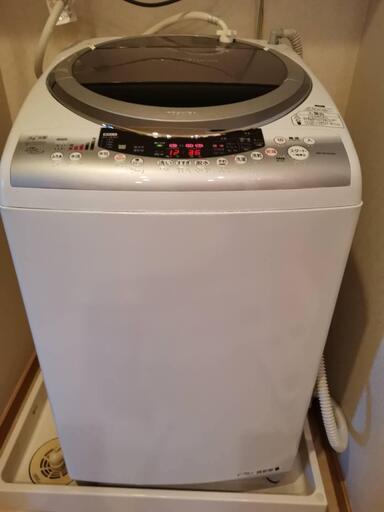 中古美品洗濯乾燥機 東芝 AW-80VG 引き取り歓迎 洗濯8kg乾燥4.5kg