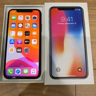 iPhone x 64GB simフリー