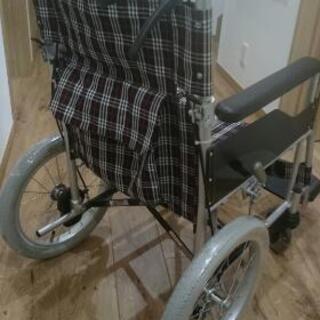 ♿️ 介助式 軽量アルミタイプ 人気のチェック柄 車椅子