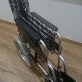 ♿️ 介助式 軽量アルミタイプ 人気のチェック柄 車椅子