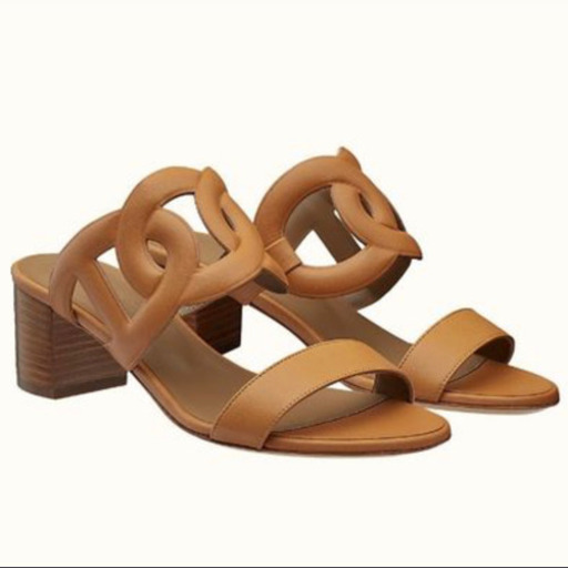 【新品未使用】国内完売　エルメス　サンダル　ビキニ　ギフトラッピング済　茶　38