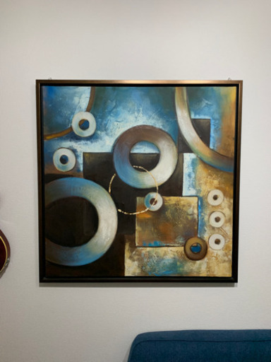 油絵　アートパネル　絵画　インテリア