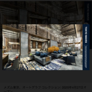 8/29-30 1泊2名朝食付き　メズム東京オートグラフコレクションの画像