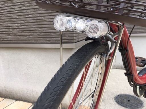 ?ヤマハ パスナチュラ　6Ah 電動自転車　電動アシスト自転車　26インチ　ワインレッド　8/31