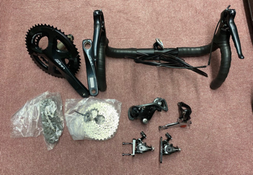 SHIMANO SORA R3000 ディスクブレーキ 新車取り外し