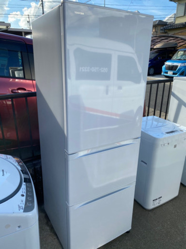 超お薦め品‼️美品‼️東芝3ドア冷蔵庫365L 2019年