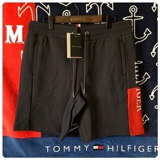 スウェットショーツ　ハーフパンツ　ネイビーM　TOMMY HIL...