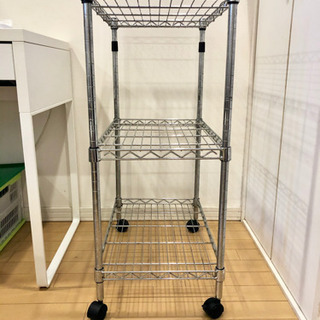 ワイヤーラック　スチールラック　3段の画像