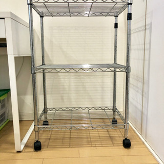 ワイヤーラック　スチールラック　3段