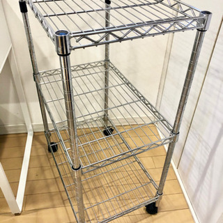 ワイヤーラック　スチールラック　3段の画像
