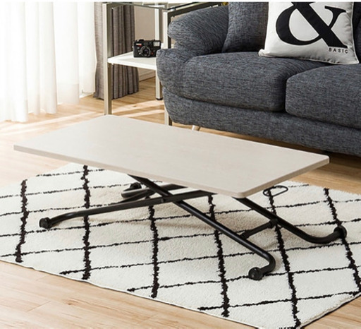 新品同様　昇降センターテーブル (ライザN )