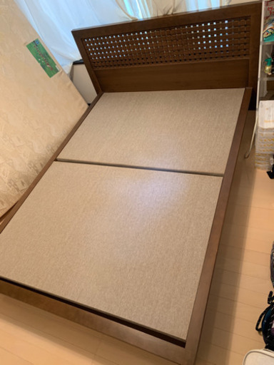 美品　francebed ダブルベッド　解体可能