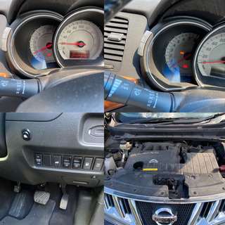 ムラーノ 350XV FOUR 4WD サンルーフ 平成21年車　レザーシート　ヒーター　BOSE 純正ナビ　ETC バックカメラ　左側カメラ 付きの画像