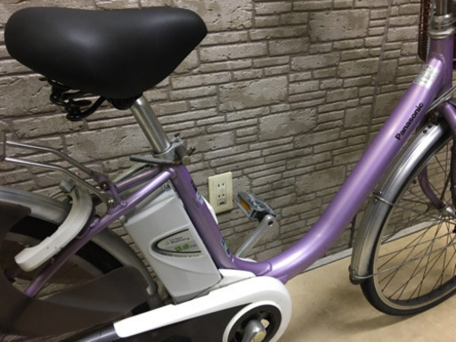 東京23区配達無料　新基準　Panasonic パナソニック  ビビライトU  新品バッテリー　8.9Ah リチウム  電動自転車 中古☆26インチ☆パナ