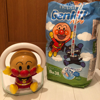 ご相談中！Genki紙オムツ＆アンパンマン補助便座セット