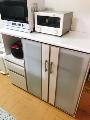 【美品】ニトリ  食器棚　カウンターキッチン