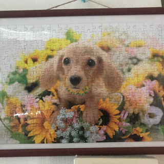 ジグゾーパズル完成品(⑉• •⑉)❤︎可愛いミニチュアダックス
