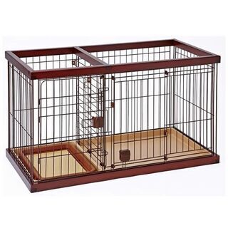 ペティオ犬用木製ケージ（幅109ｃｍ奥行52.5ｃｍ高さ60.5...