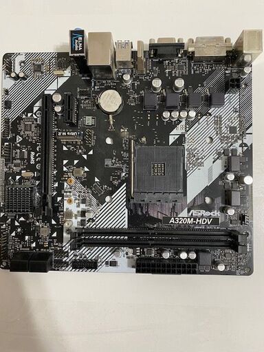マザーボード ASRock AMD Ryzen AM4 対応 A320 チップ搭載 MicroATX A320M-HDV R4.0 動作確認