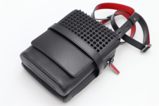 《Christian Louboutin/ショルダーバッグ》スタッズ  Aランク