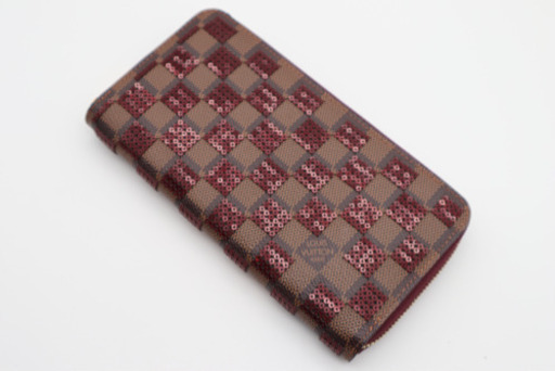 《LOUIS VUITTON  ダミエパイエット ジッピー ウォレット AB 美
