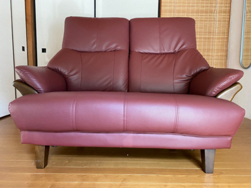 2人掛けソファー　値下げしました‼️