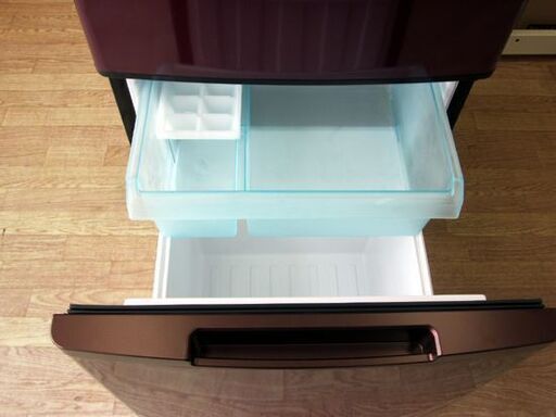 2ドア冷蔵庫 123L 2018年製 UR-F123K ユーイング 右開き ざくろレッド 赤 U-ING 100Lクラス 1人暮らしに 札幌市 清田区 平岡