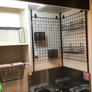 セリア　コンパクトキッチン収納棚等セット