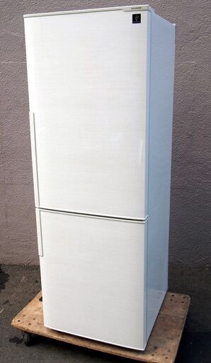 ⑤【6ヶ月保証付】17年製 美品 シャープ 271L 2ドア冷蔵庫 SJ-PD27C