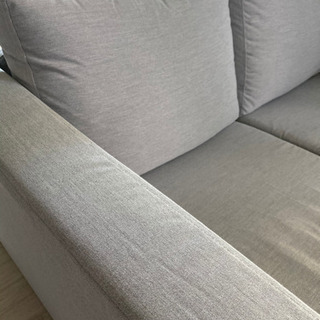 お値下げ⭐︎引取り可能な方❗️IKEAソファー2人掛け　グレーの画像