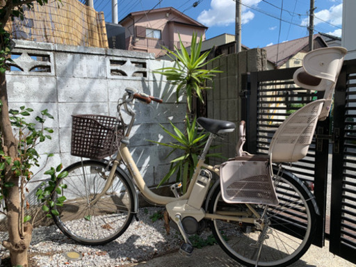 電動自転車3段ギア　チャイルドシート付き
