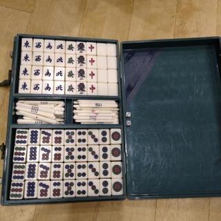 中古　麻雀セット　取っ手壊れ