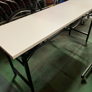 会議用机　ミーティングテーブル　白　美品　中古　在庫多数あり