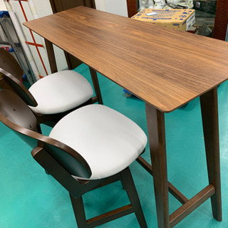 美品！早い者勝ち！　ダイニングカウンターテーブル　2人掛　使用期...