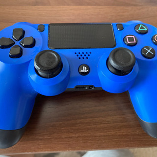 箱付き　ps4コントローラー　青