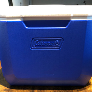 コールマン　クーラーボックス [ホイールクーラー 60QT ブルー/ホワイト]【取りに来てくれる方限定】の画像